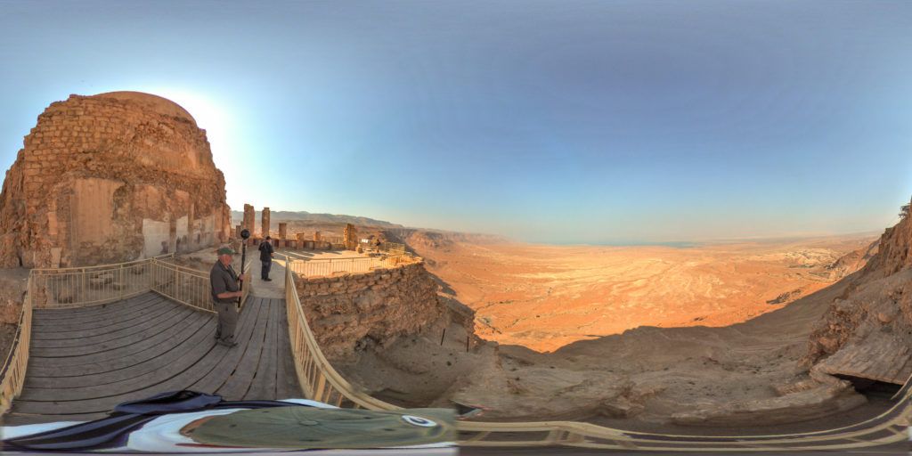 Masada fortress in the Judean desert